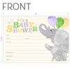 Koko Paper Co Joyful Elephant Baby Shower Invitations. Set of