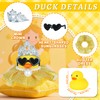 Cow-boy Rubber Duck Car Ornaments Squeaky Yellow Duck Car Dashboard