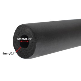 Pipe Insulation Tubing, Huntoshon 1/4" x 3/8" Insulated Heat Preservation 6ft Length Handle Grips for AC Unit, Exercise Machine Handle and Water Pipes