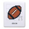 Azeeda '8-Bit Rugby Ball' Sliding Puzzle (PZ00038022)