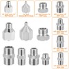 14 Pieces Airbrush Adapter Set Airbrush Quick Disconnect Fittings Hose