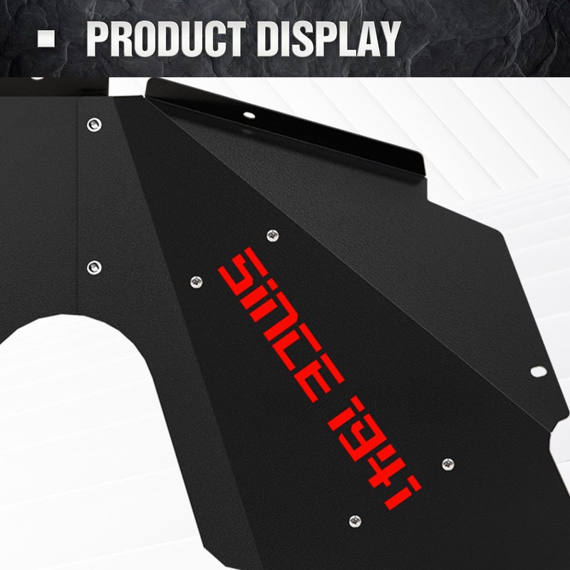 YZONA Front Inner Fender Liners Compatible with 2007-2018 Jeep Wrangler