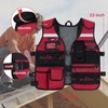 MELOTOUGH Tool Vest for Men Reflective Safety Tool Vest with