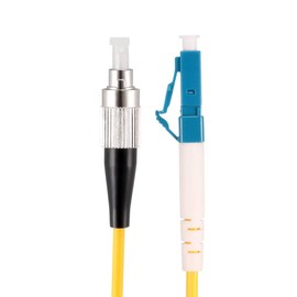uxcell Fiber Cable,3 Meters 10Ft FC to LC Duplex 9/125 Single-Mode Fiber Optic Cable Jumper Optical Patch Cord FC-LC