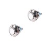 Momentary Push Button Start Switch, 16mm 12V Waterproof Metal Button