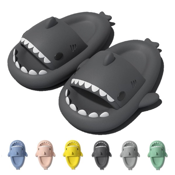 IDEINER Shark Slippers for Men and Women, Cloud Shark Slides,