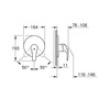 GROHE Eurosmart 2015 Single-Lever Shower Mixer Trim Chrome 19451002