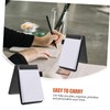 GSKQCRPR 3 Pcs Mini Pocket Notepad A7 Holder Set, Refillable