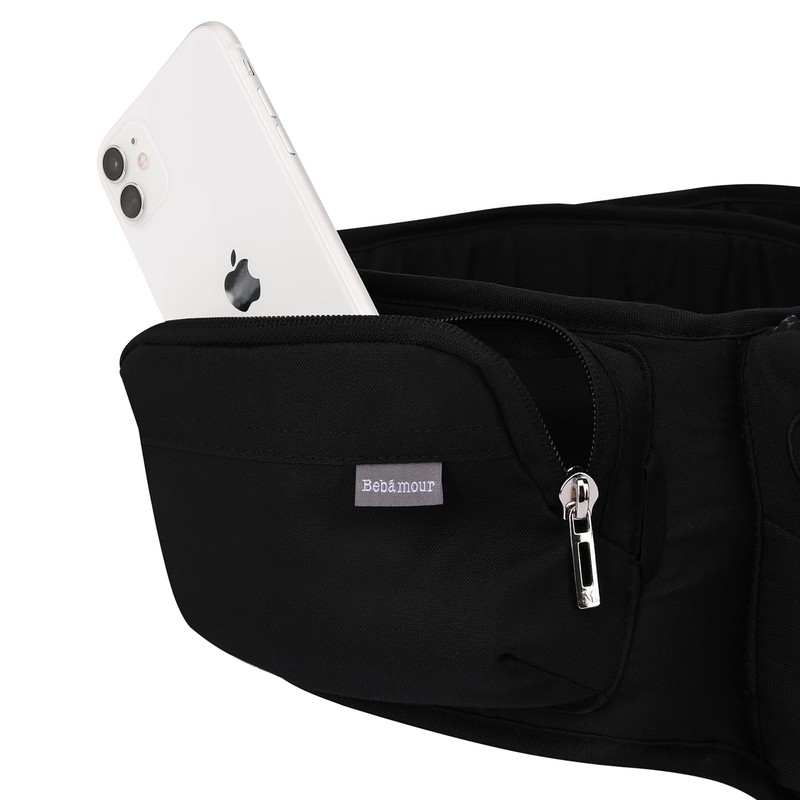 Bebamour Foldable Baby Hip Seat Carrier Ergonomic Toddler Waist Seat