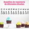 Kit De Mangas Pasteleras Y Poquillas Para Repostería 124pz