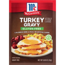 McCormick Turkey Gravy Mix (Gluten Free), 0.88 oz (Pack of 12)