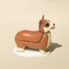 Kikkerland Elroy Solar Corgi Figure