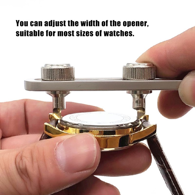 Adjustable Professional Watch Back Case Opener Cover Repair Wrench Remover