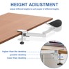 Jevuoyee Adjustable Arm Rest for Desk, 360° Rotating Ergonomic Elbow