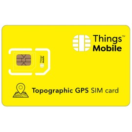 SIM card for TOPOGRAPHICAL INSTRUMENTS - Things Mobile - with worldwide coverage and multi-provider network GSM/2G/3G/4G. No fixed costs and no expiration date. €10 Credit included