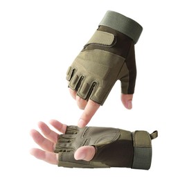 Cupimatch Fitness Gloves Men Army Green: Sports Gloves Men's Training Gloves Women Non-Slip Breathable Fitness Gloves for Strength Training Strength Training Gym