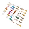 129pcs Dreadlocks Hair Rings Alloy Exquisite Shapes Hair Braiding Cuffs