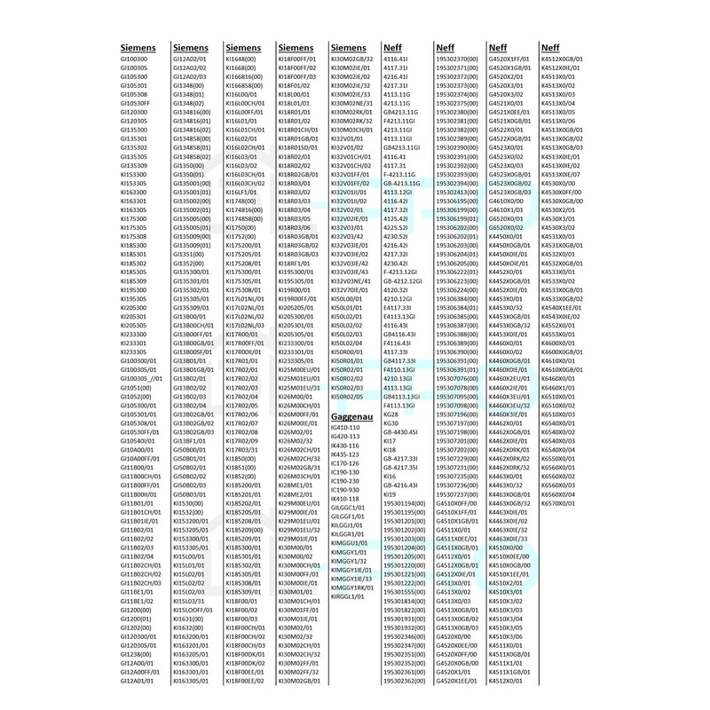 DL-pro Door hinge suitable for Bosch Siemens Neff Constructa hinge