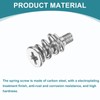 sourcing map GPU Spring Screws, 15pcs M2x9mm 5.5mm Spring OD