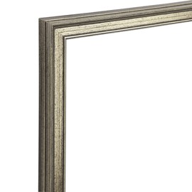 Museum Collection Piccadilly Artist Vintage Picture Frames - 14x18 Silver - Single Frame for 1/2" Canvas, Paper and Panels, Museum Quality Wooden Antique Frame, does not include glass or backing