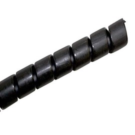 Kable Kontrol Cyclone Heavy Duty Hydraulic Hose Spiral wrap - 3/4" Diameter - Black - 66 feet Long | Abrasion Resistant | HDPE Construction | Protects Hose-Lines