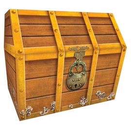 Teacher Created Resources Teacher Created Resources TCR5048 Treasure Chest, 9.5 inch X 8 inch X 8.5 inch, Brown