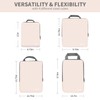 Eono Compression Packing Cubes, Luggage Organiser Set, Extensible Suitcase Organiser,