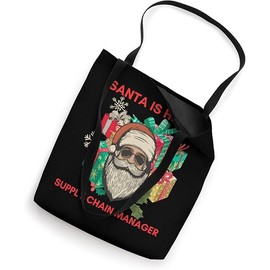 Santa is hiring supply chain manager, christmas supply chain Tote Bag