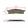 Caltric Front Rear Brake Pads for Yamaha YZ85 2002-2020 5PA-W0046-50-0