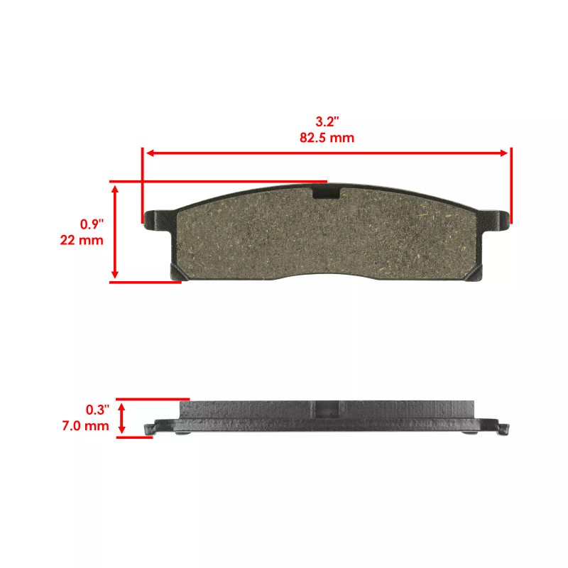 Caltric Front Rear Brake Pads for Yamaha YZ85 2002-2020 5PA-W0046-50-0