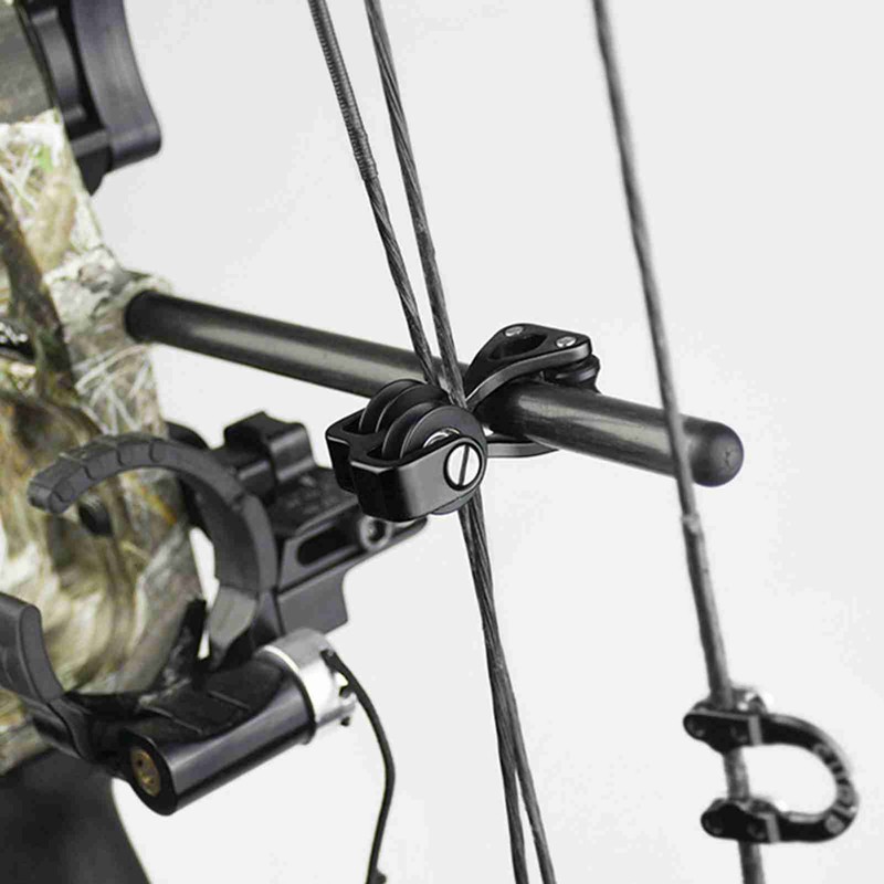 Aluminium Alloy Archery Compound Bow Cable Slide String Splitter Roller