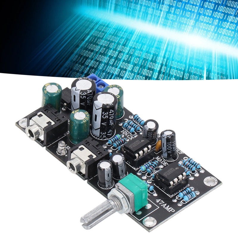 Headphone Amplifier Board Audio OP AMP Module 2 Channel Portable