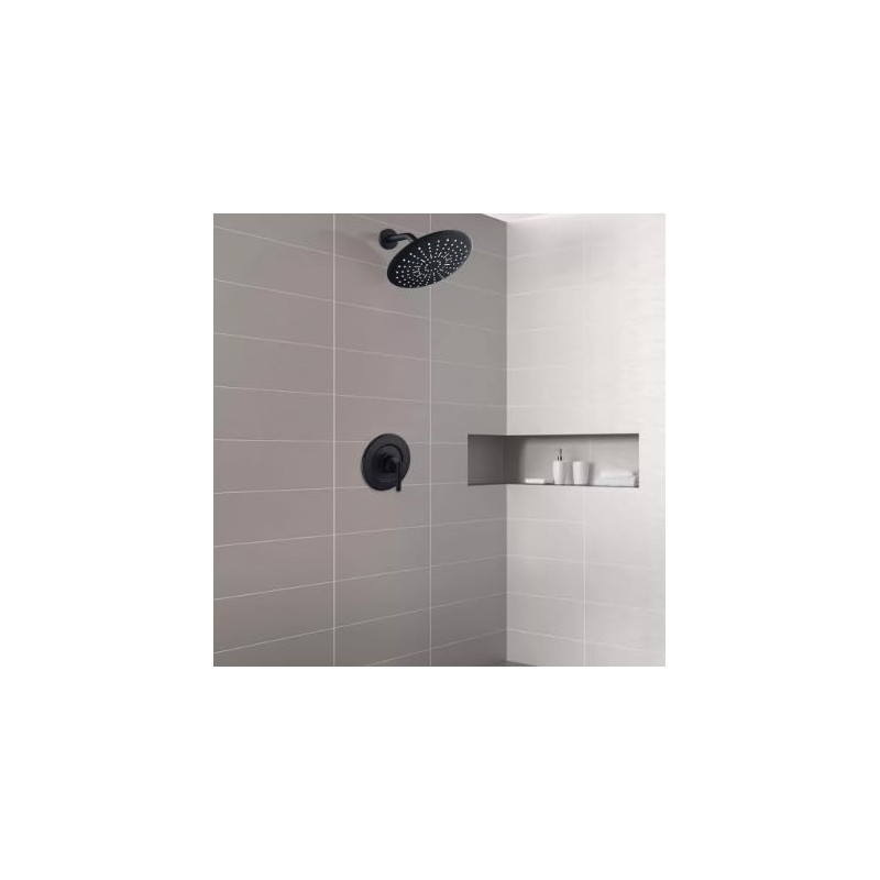 T2901BL Matte Shower Trim Kit with Lever Handle for Moen