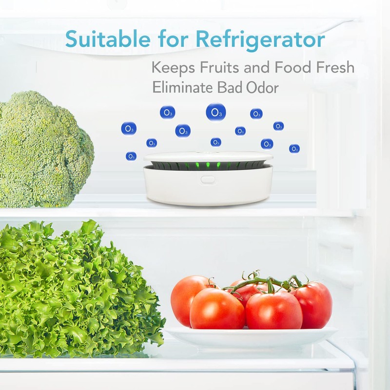 Portable Ozone & Ionic Air Purifier 2 in 1, Rechargeable,