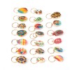 20pcs Shell Dreadlocks Ring DIY Cute Exqusite Hair Braiding Pendant