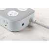 GE UltraPro 12-Outlet Surge Protector, 2100 Joules, 4ft Braided Extension
