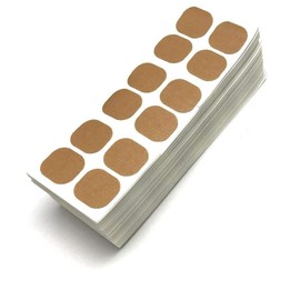 お徳用 貼り替え用シール 1200枚入 磁気治療器用 (穴の直径6.5ｍｍ) 保管に便利なケース付 12枚付×100シート