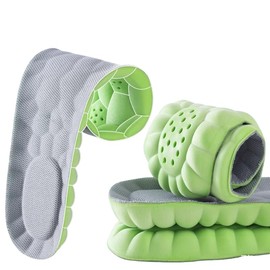 LilaLemon Steppers Insoles, Comfort Boosting Massage 4d Memory Foam Thermal Insoles, Comfy Insole with Arch Support for Men and Women Extra Large