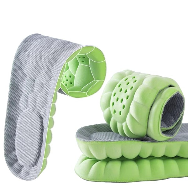 LilaLemon Steppers Insoles, Comfort Boosting Massage 4d Memory Foam Thermal