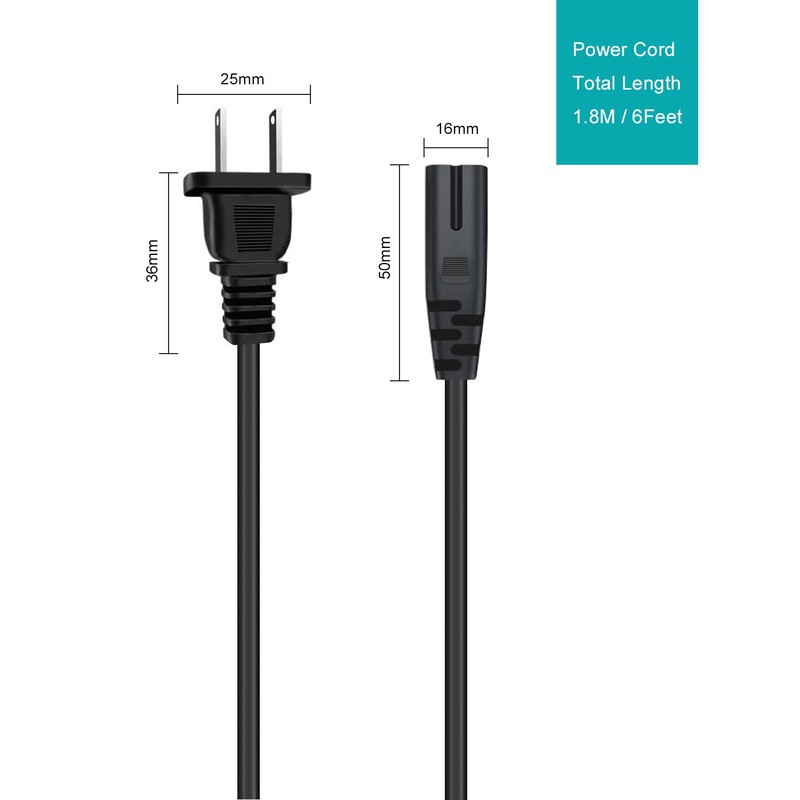 Mini Fridge Power Cord Compatible with Frigidaire EFMIS175 EFMIS149 EFMIS188
