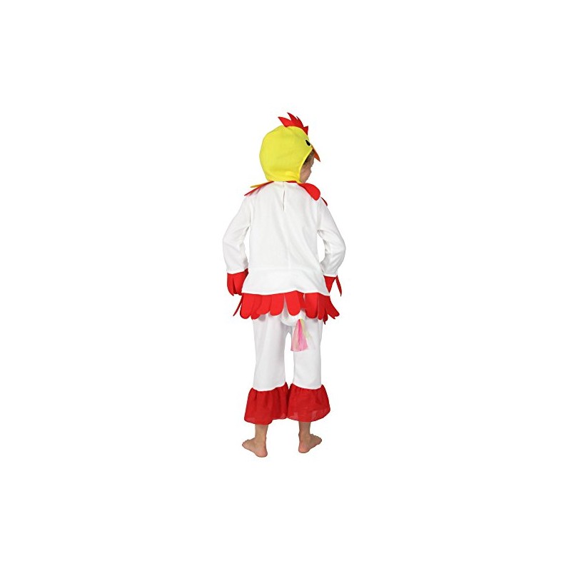 Foxxeo Chicken Costume Chicken Costume Chicken for Children White Children's