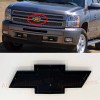 AUTO Front Bowtie Emblem Gloss Black 2007-13 Silverado 1500 &