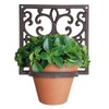 Esschert BPH14 Flower Pot Holder Classic 1-Pot Cast-Iron - Brown,