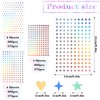 1800PCS Holographic Stickers, 12 Sheets Small Star Stickers, Self-Adhesive Tiny