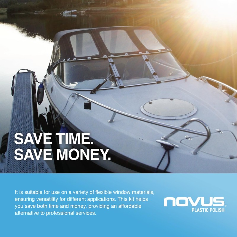 NOVUS Plastic Polish | Flexible Window Kit | One 3”