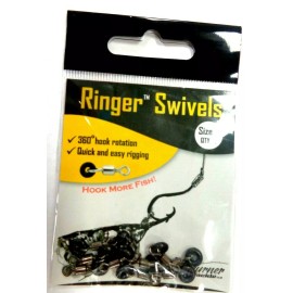 Ringer Swivels - Size 2 - 10 in pack - for Quick and Easy Ballyhoo Rigging
