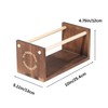 GoFika Can Cooler Holder Foam Insulator Sleeves Dispenser Wood Engraved