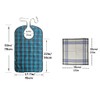 smile wood 3 PACK Adult Bibs For Eating - Waterproof