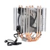 CPU Air Cooler Dual Tower 4 Heatpipes LED Light CPU