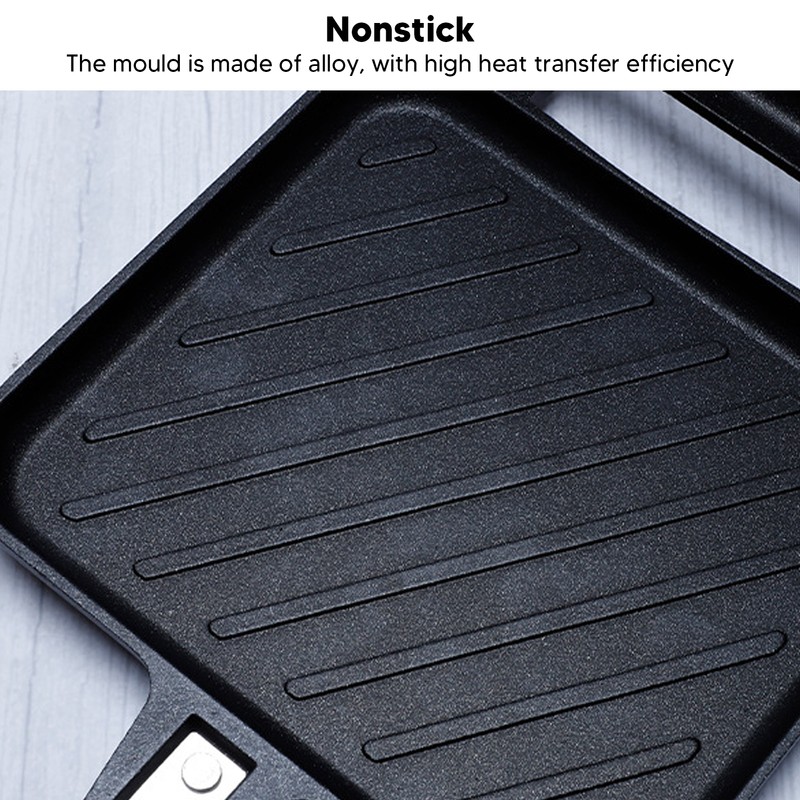 Hot Sandwich Maker Twill Detachable Nonstick Double Side Heating Sandwich